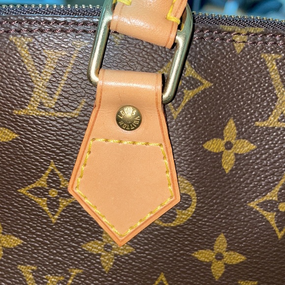 Alma PM Monogram Canvas Top Handle Bag - Picture 10 of 15